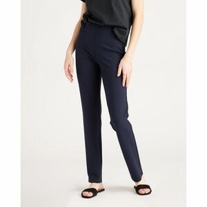 Quince Ultra-Stretch Ponte Straight Leg Pants - Navy